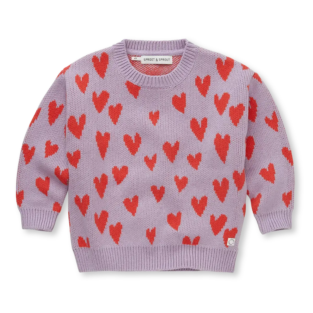 Sweater Intarsia Hearts