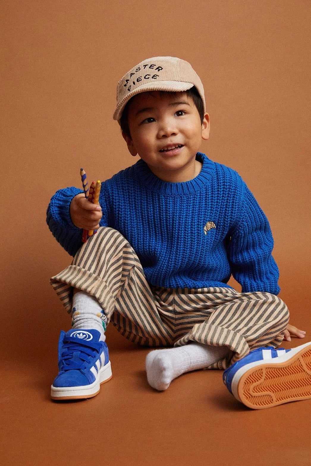 Chino pants jersey stripe