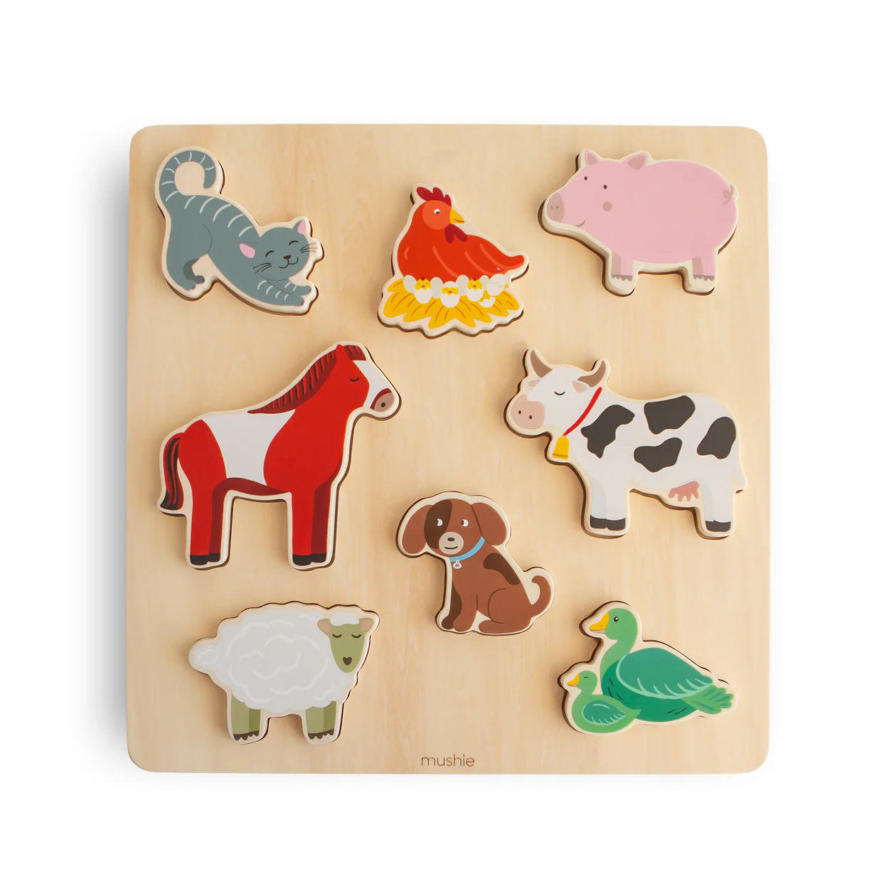 Houten boerderij puzzel