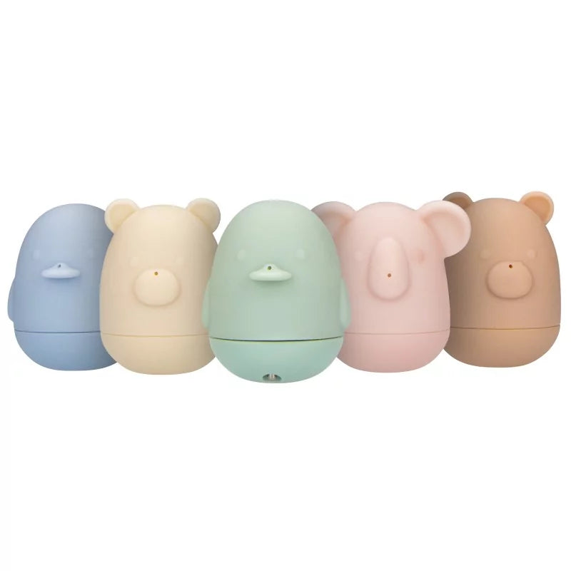 Alecto BT5 Badset – 5 Pastelkleurige Badspeeltjes met Thermometer