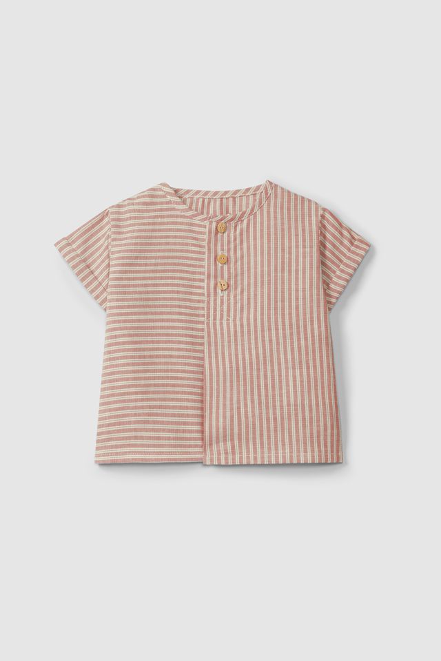 Blouse Ocre stripe