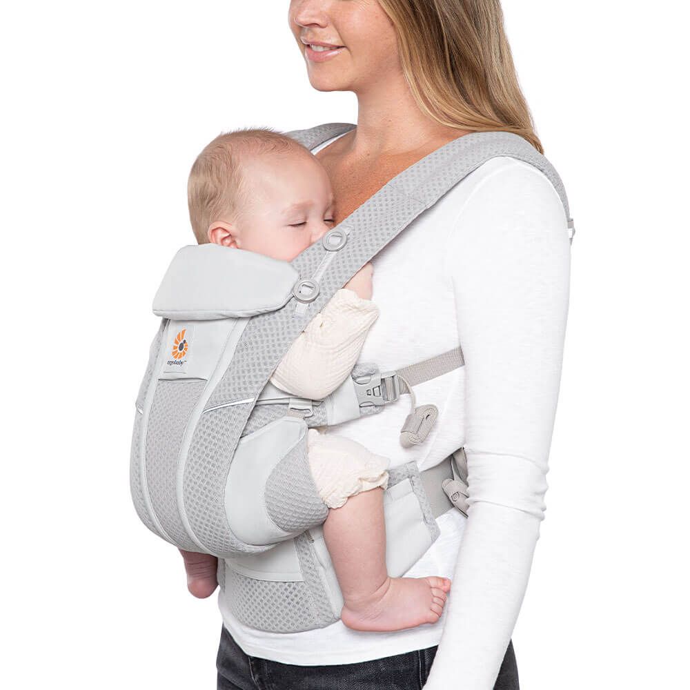 ERGOBABY OMNI BREEZE DRAAGZAK: PEARL GREY
