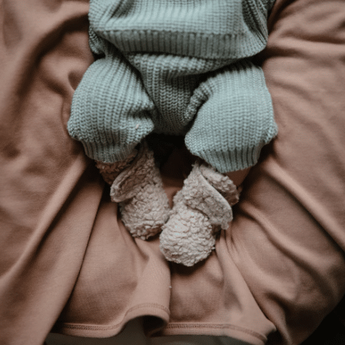 MUSHIE - COZY BABY BOOTIES - OATMEAL