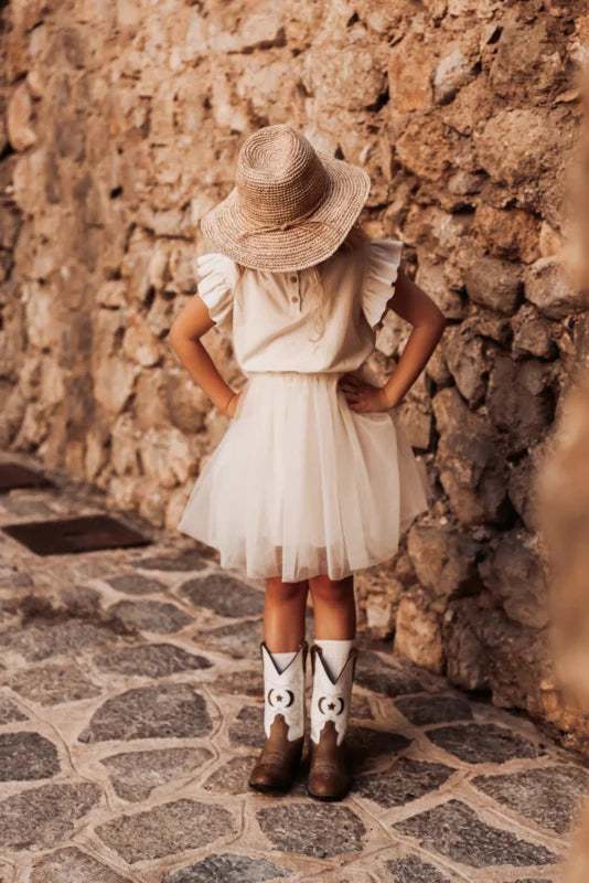 TULLE SKIRT AALIYAH ECRU