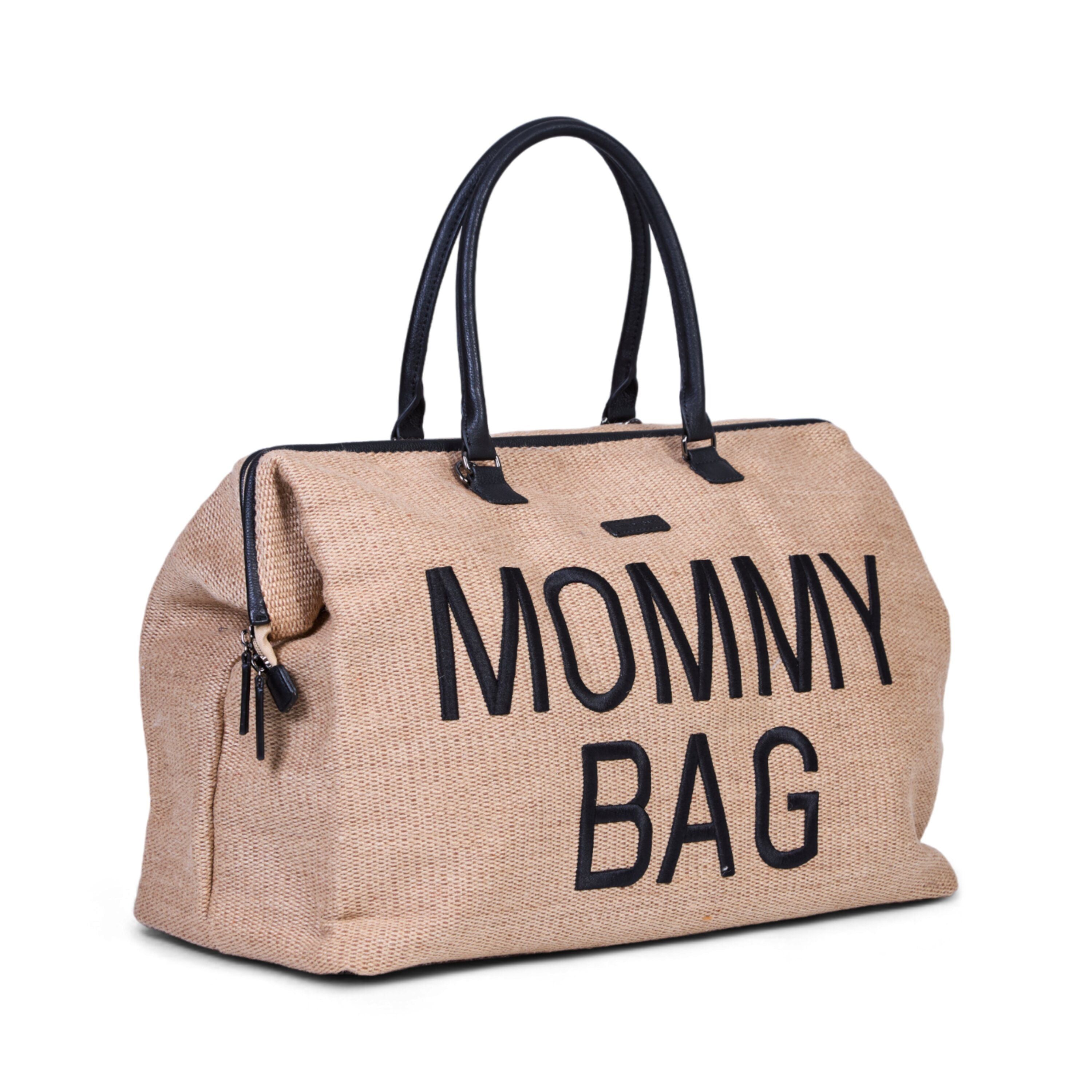 Mommy Bag - VERZORGINGSTAS - RAFFIA LOOK