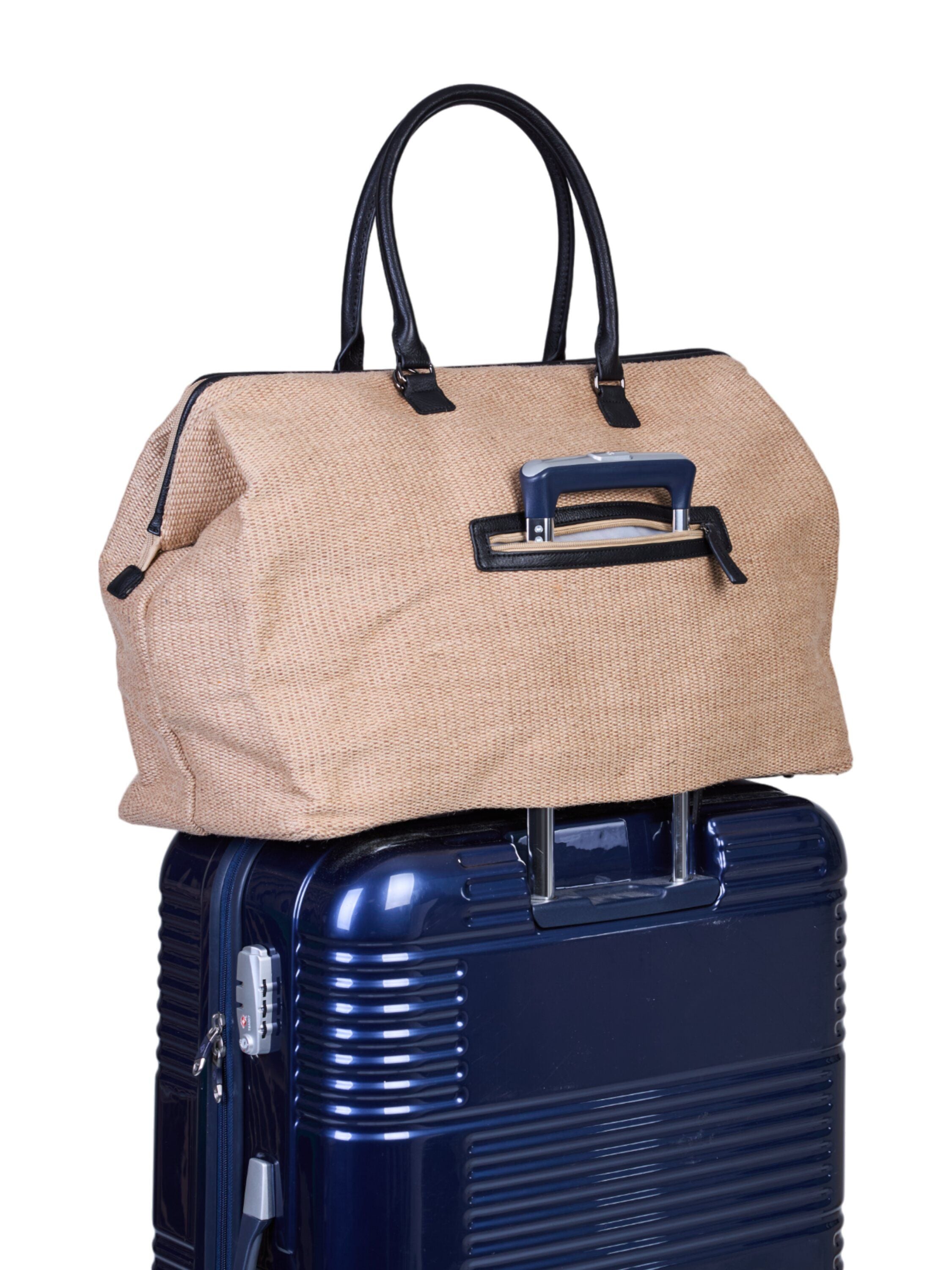 Mommy Bag - VERZORGINGSTAS - RAFFIA LOOK