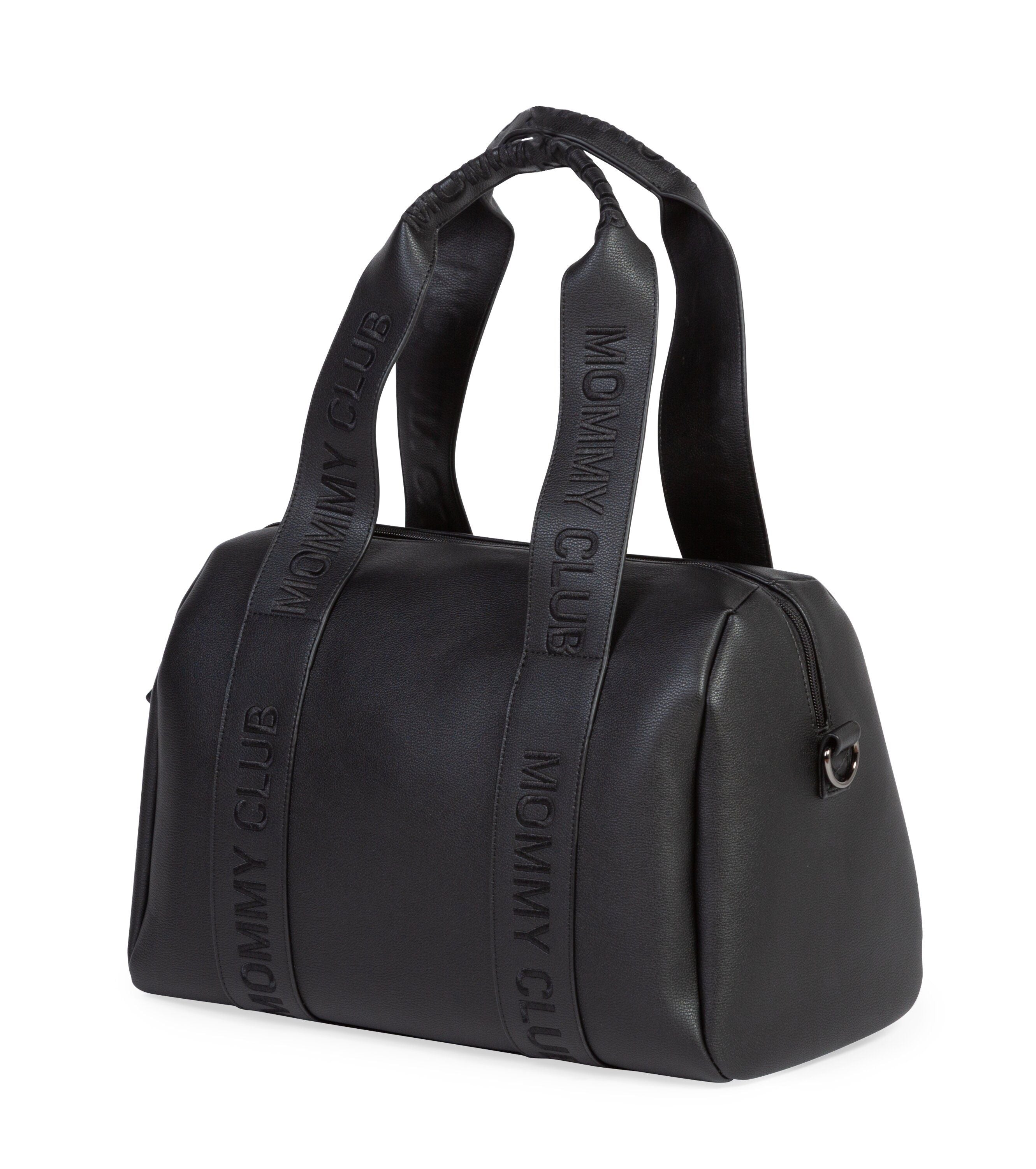 VERZORGINGSTAS MOMMY CLUB - SIGNATURE - VEGAN LEER - ZWART