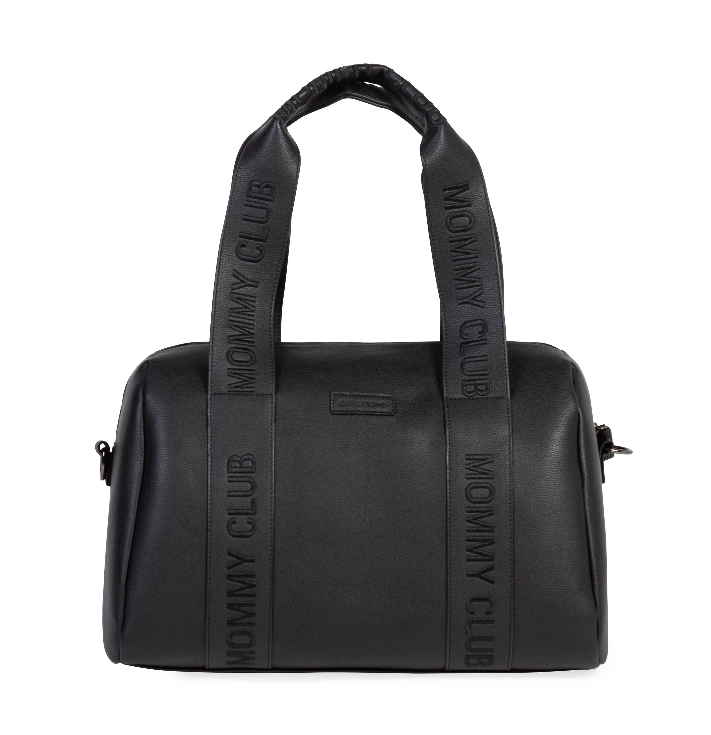 VERZORGINGSTAS MOMMY CLUB - SIGNATURE - VEGAN LEER - ZWART