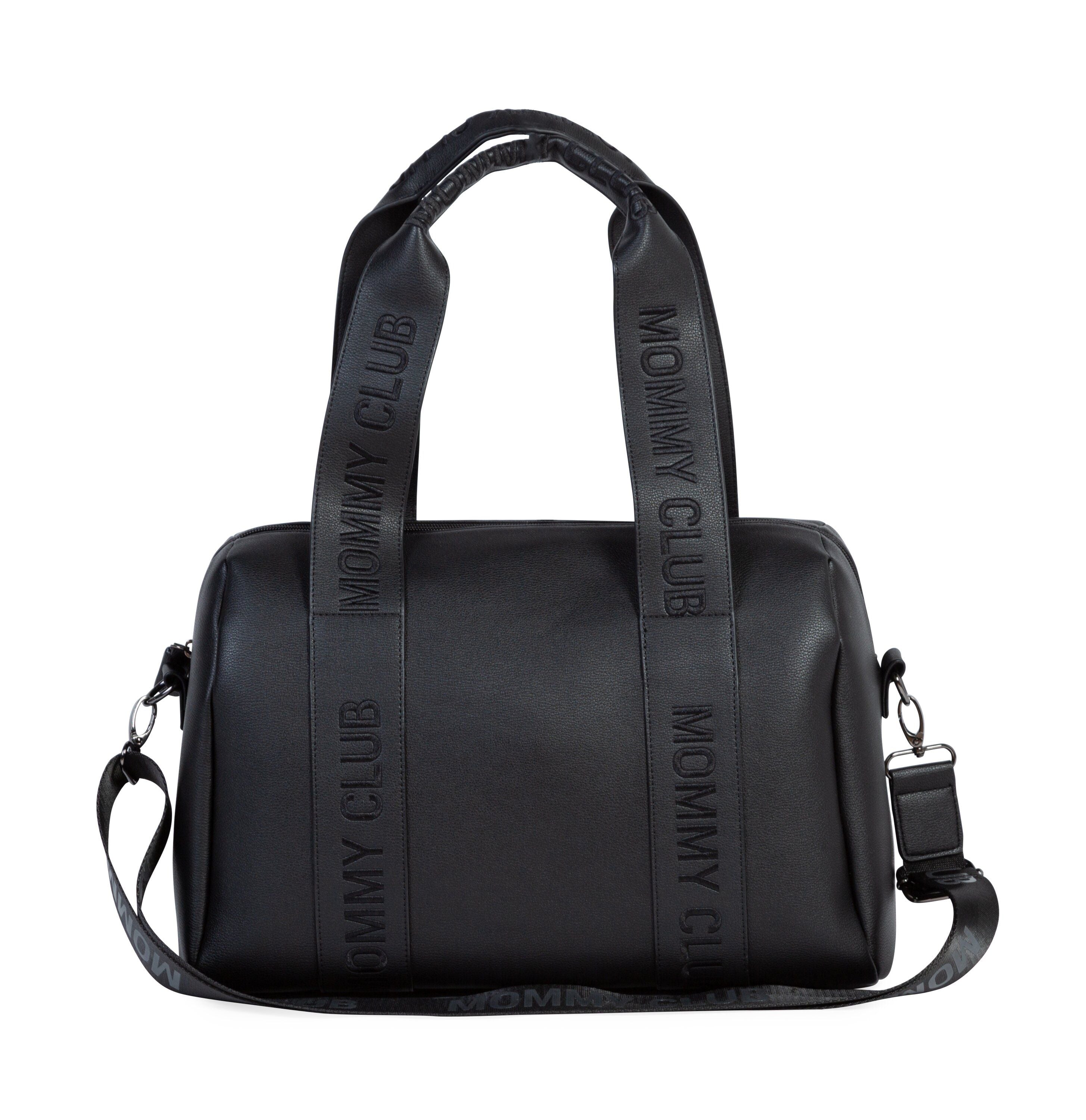 VERZORGINGSTAS MOMMY CLUB - SIGNATURE - VEGAN LEER - ZWART