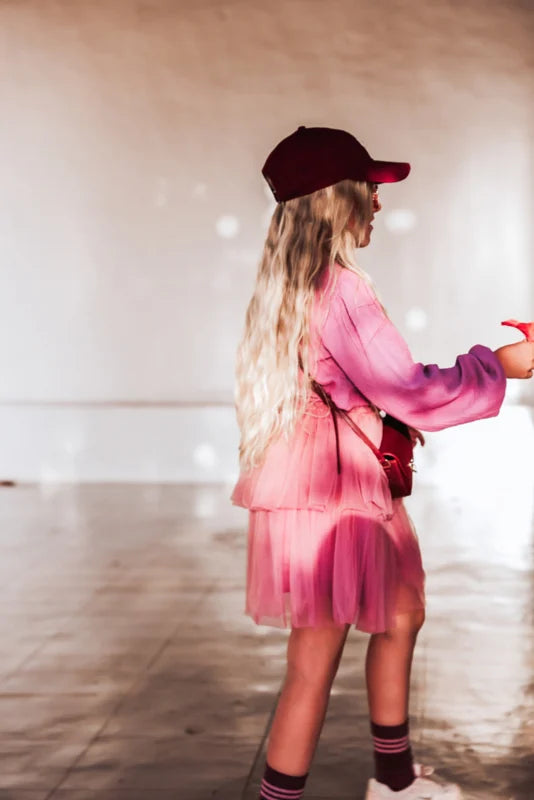 TULLE SKIRT CIARA OLD PINK