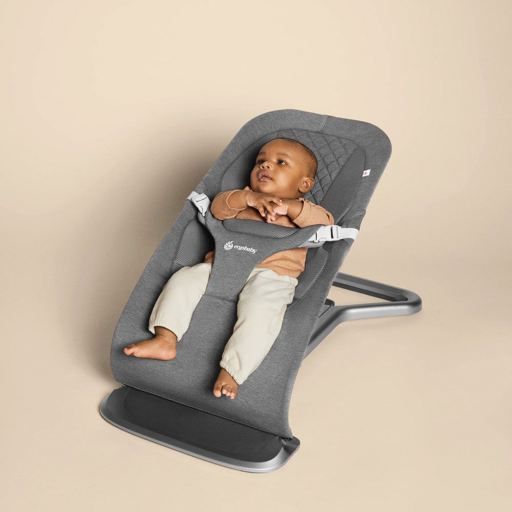 ERGOBABY 3-IN-1 EVOLVE BOUNCER: CHARCOAL GREY