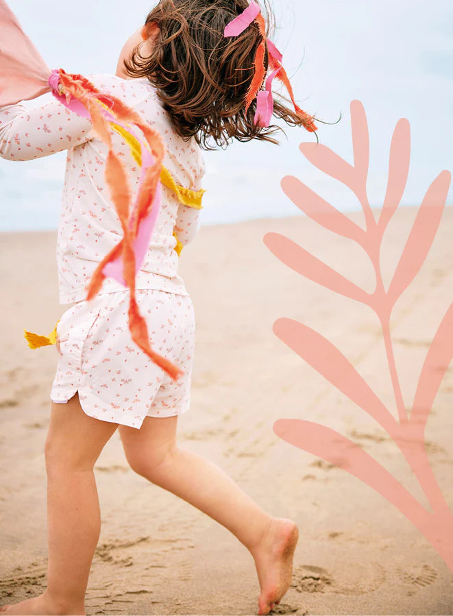 UV Swimshirt longsleeve Butterflies