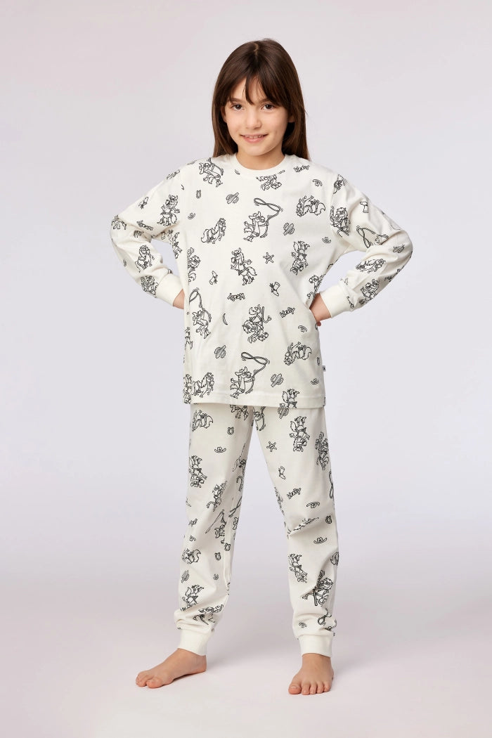 Color me pyjama met uitwasbare textielstiften