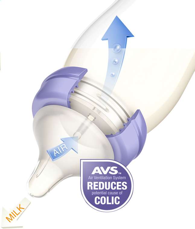 Lansinoh zuigfles met natural wave speen (160ml)