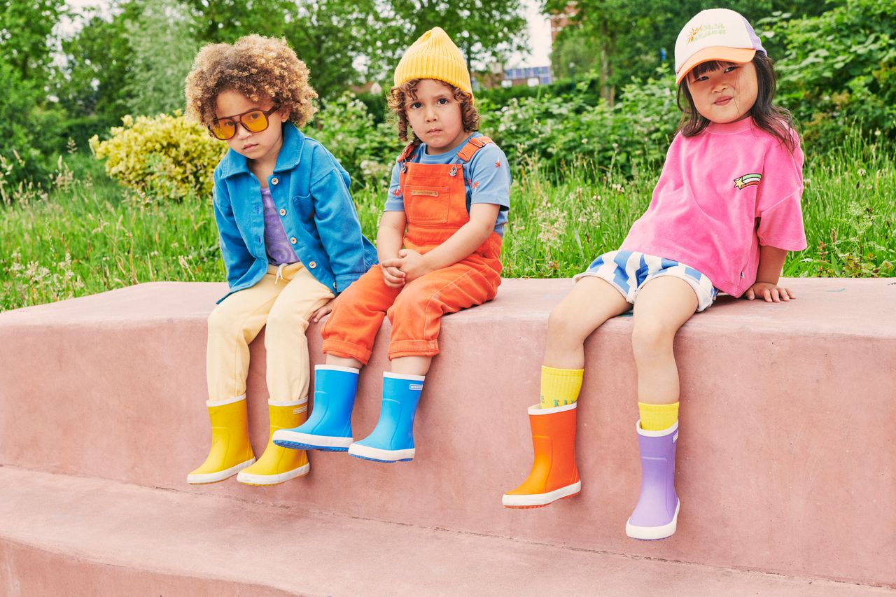 Bergstein classic regenlaars geel