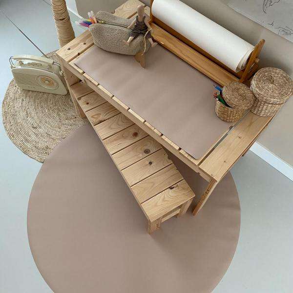 Eeveve round splash mat mocha-dark