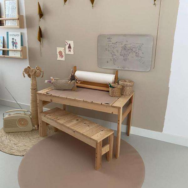 Eeveve round splash mat mocha-dark