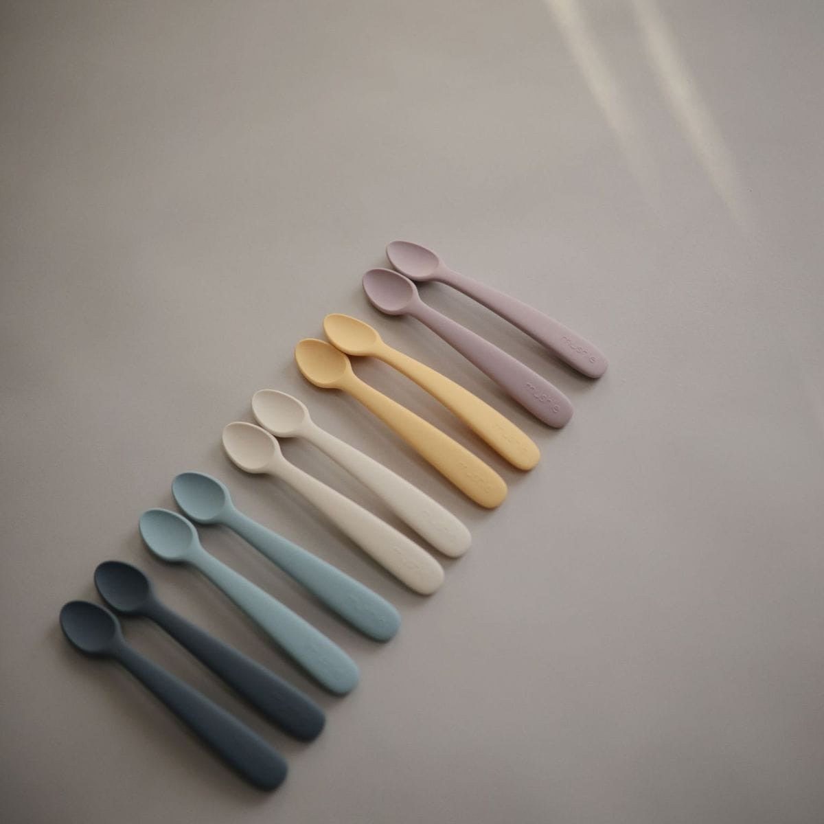 Set van 2 babylepels - ivory