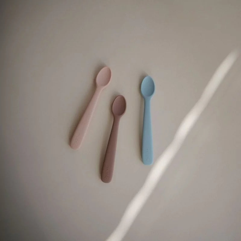 Set van 2 babylepels - Cloudy Mauve