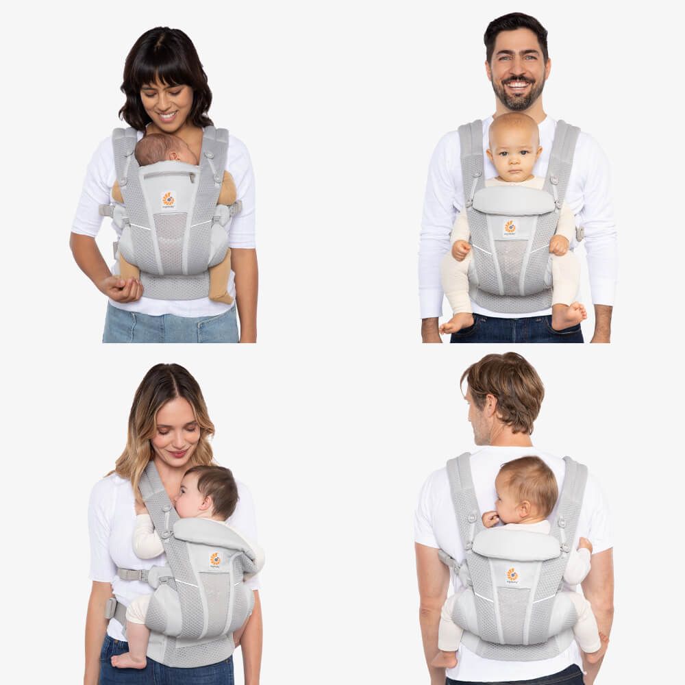 ERGOBABY OMNI BREEZE DRAAGZAK: PEARL GREY