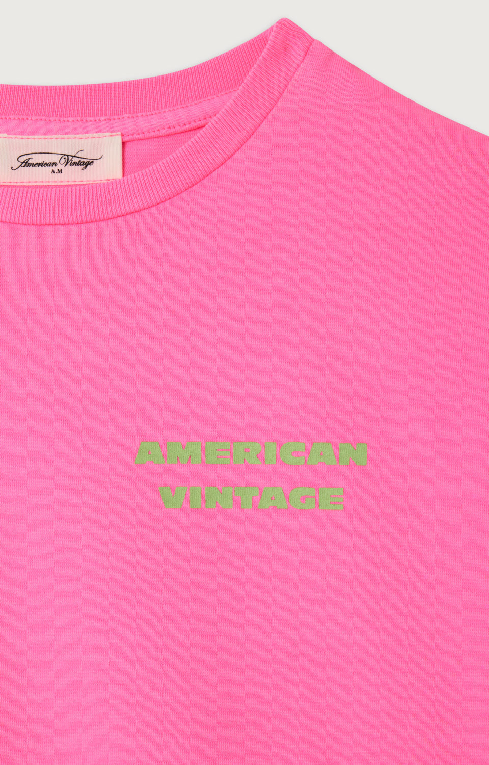 T-Shirt. AMV Fizvalley rose fluo