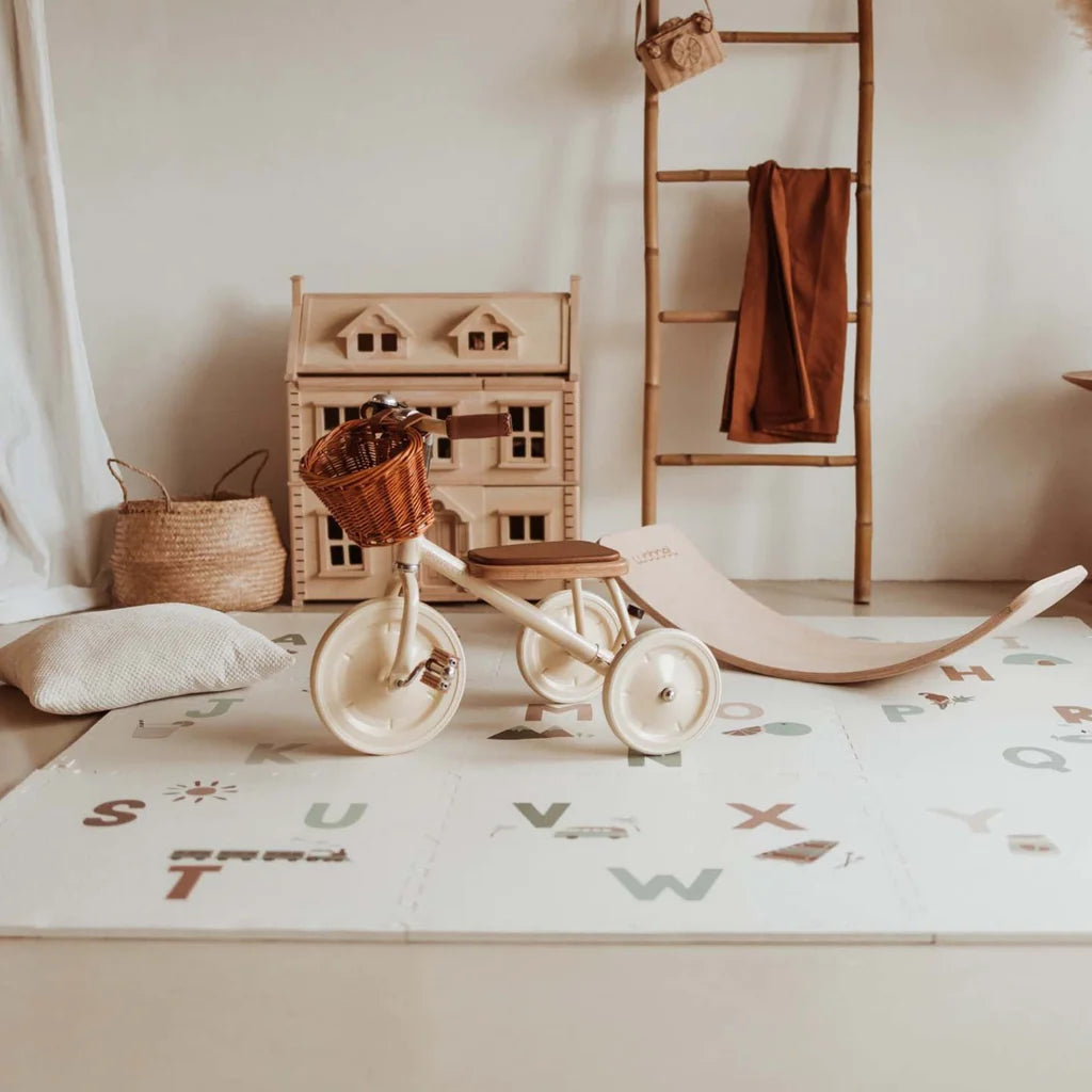 Play And Go EEVAA 2-In-1 Speeltapijt Puzzelmat & Opbergbox | Alphabet