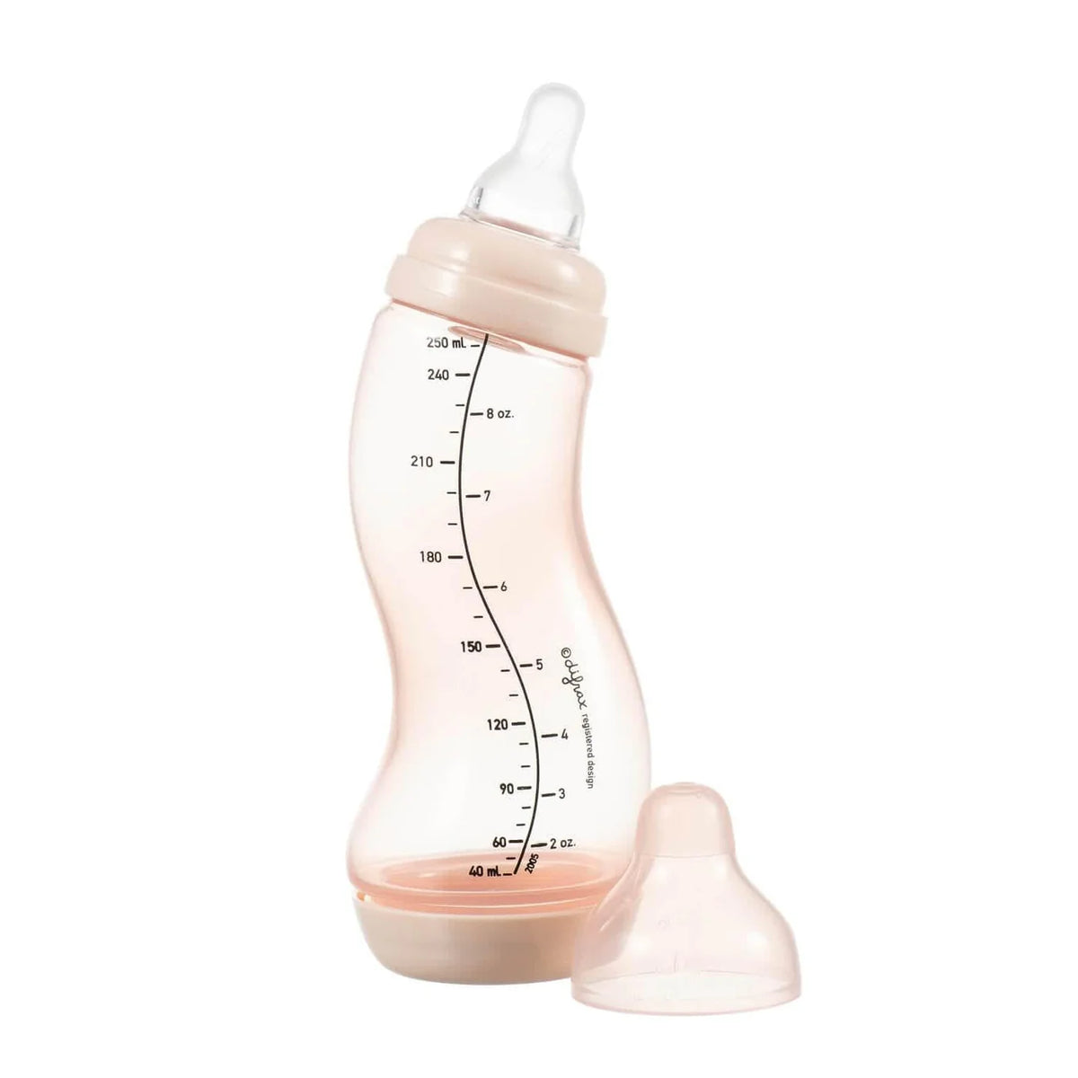 S-babyfles Natural 250 ml - Roze
