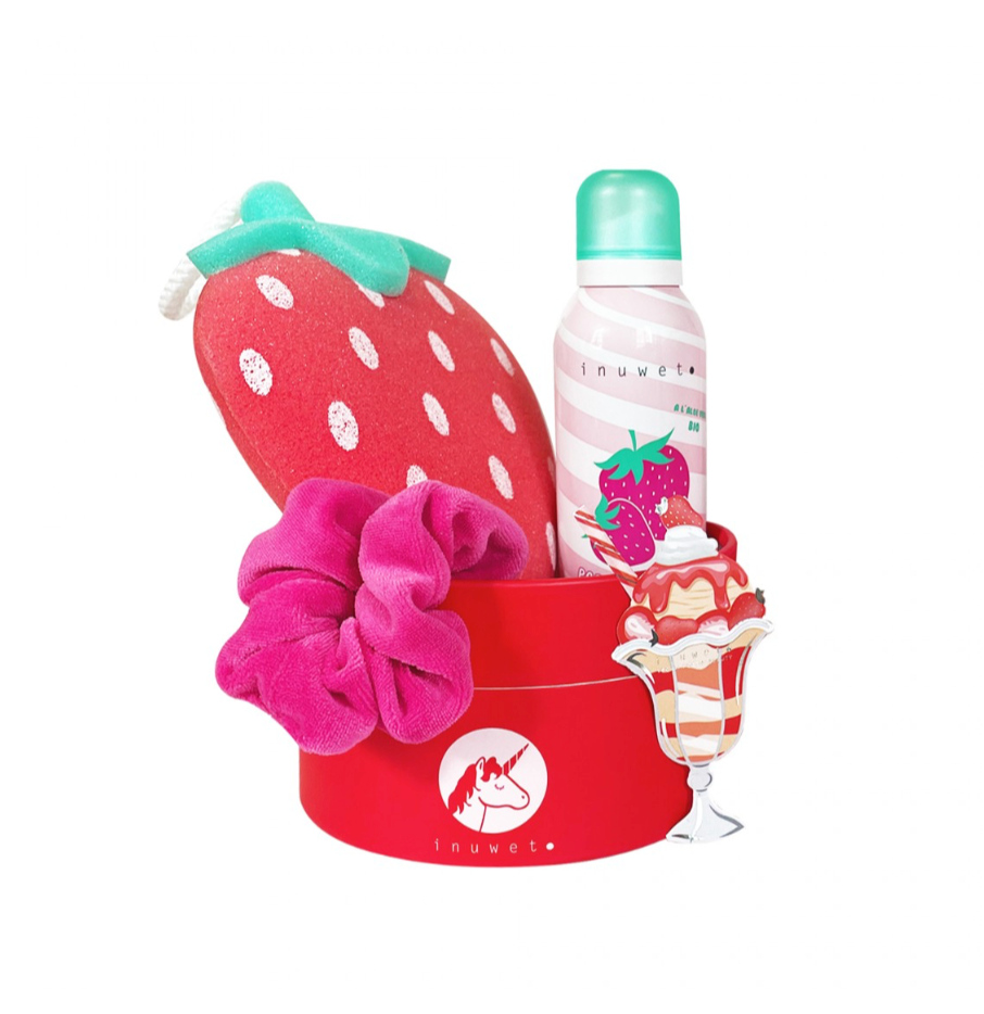 Inuwet Giftset - Sweet Pink Strawberry
