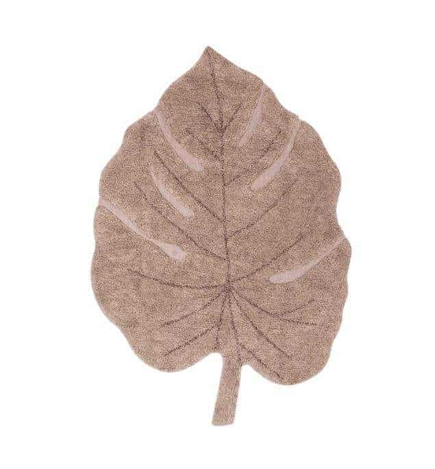 Monstera - wasbaar tapijt - 2 kleuren