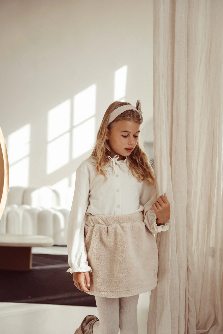 Two in one - teddy skirt LAATSTE 134-140