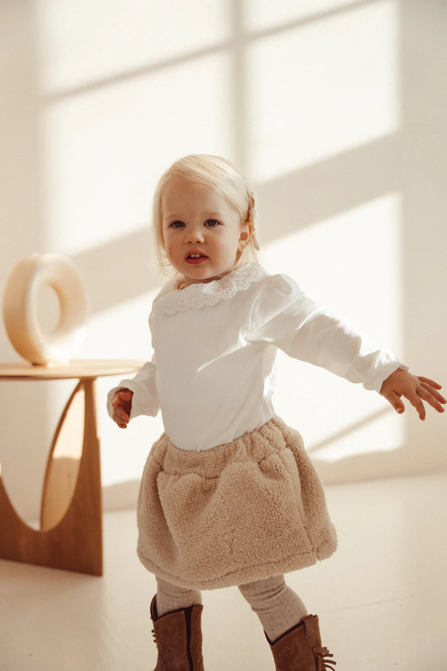 Two in one - teddy skirt LAATSTE 134-140