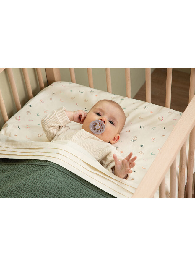 Witlof for kids Tuck-inn blanket 60 x 120cm Forest Green waves