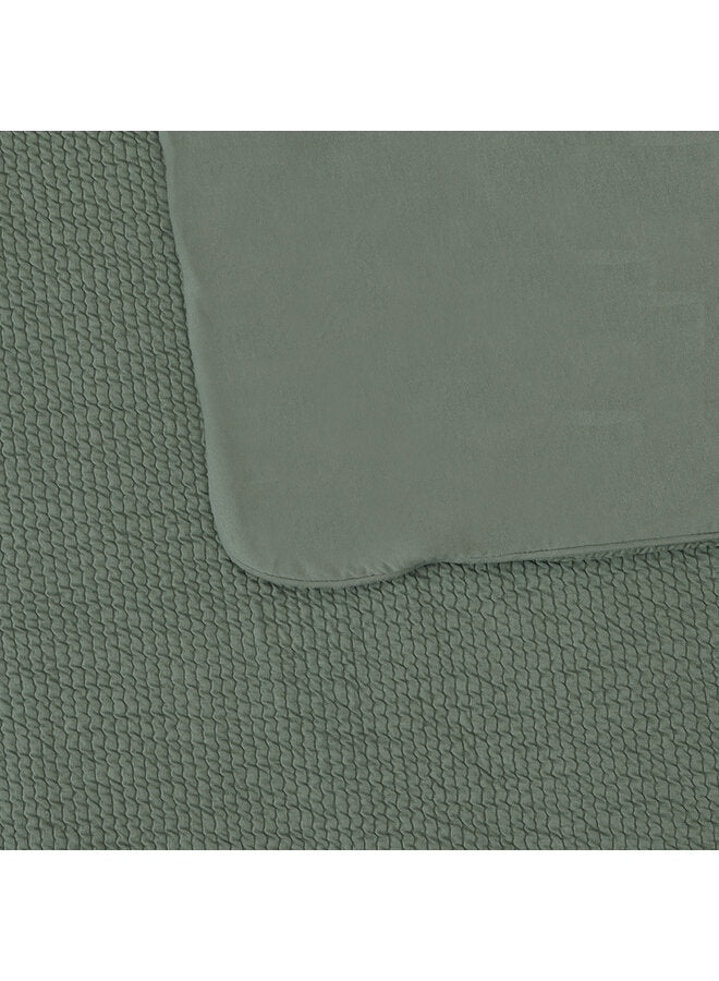 Witlof for kids Tuck-inn blanket 60 x 120cm Forest Green waves