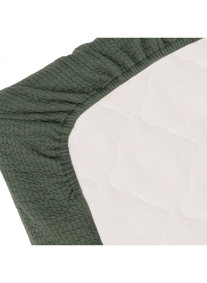 Witlof for kids Tuck-inn blanket 60 x 120cm Forest Green waves