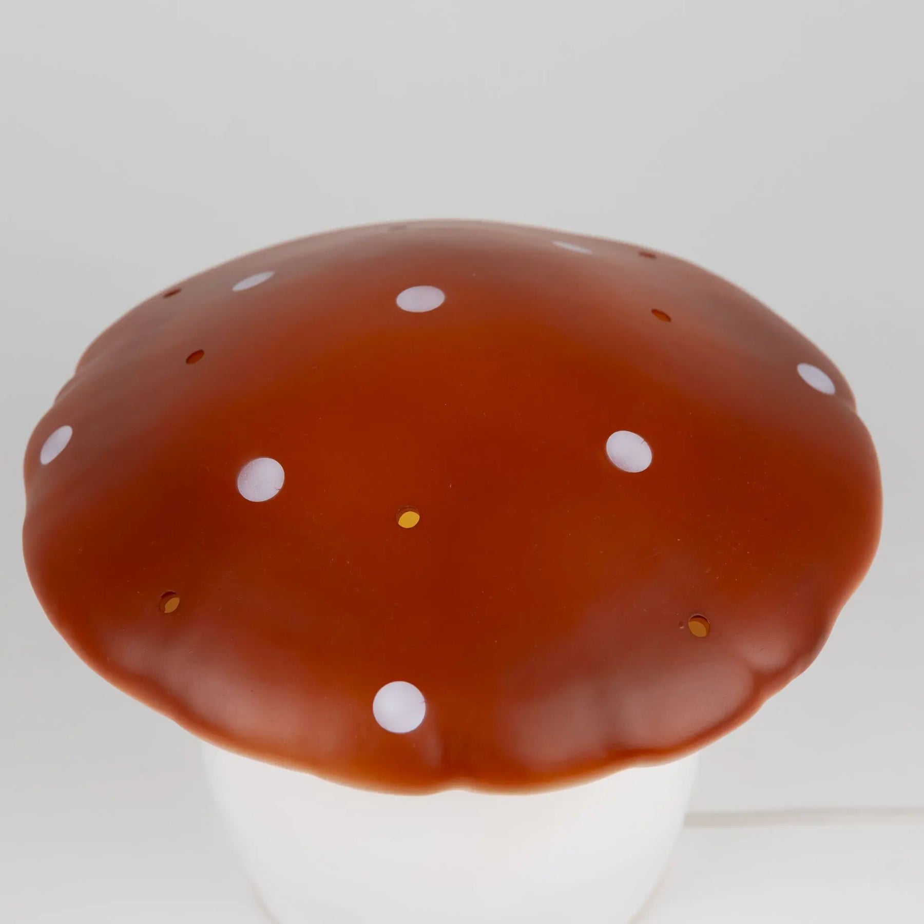 LAMP MUSHROOM MEDIUM RED BRICK