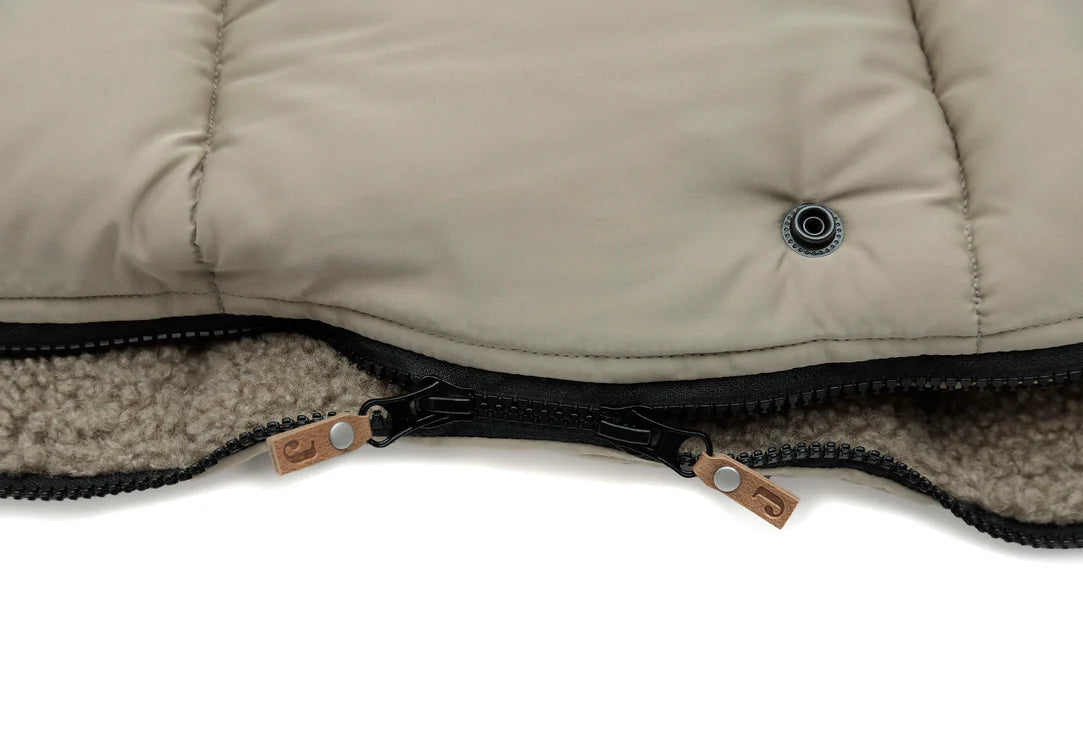 Jollein - Voetenzak buggy/kinderwagen Puffed - Olive Green
