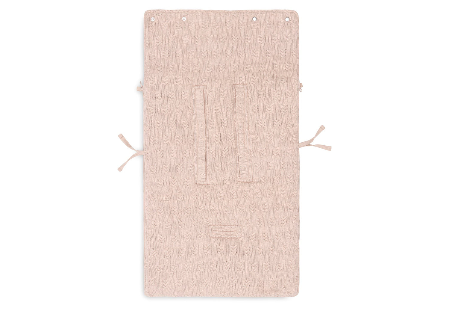 Jollein - Voetenzak group 0+ 3/5 punts Grain Knit - Wild Rose