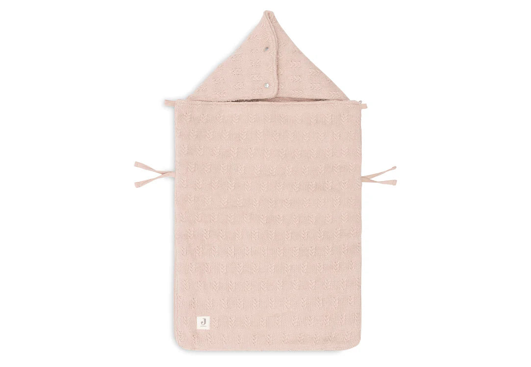 Jollein - Voetenzak group 0+ 3/5 punts Grain Knit - Wild Rose