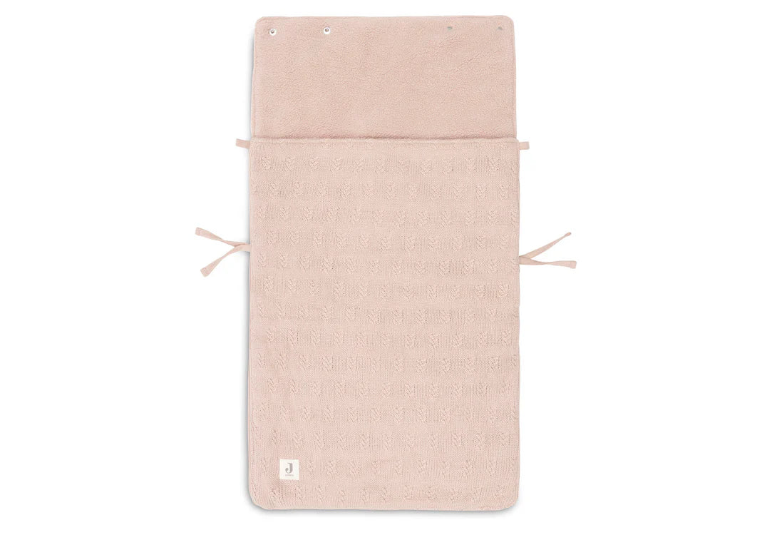 Jollein - Voetenzak group 0+ 3/5 punts Grain Knit - Wild Rose