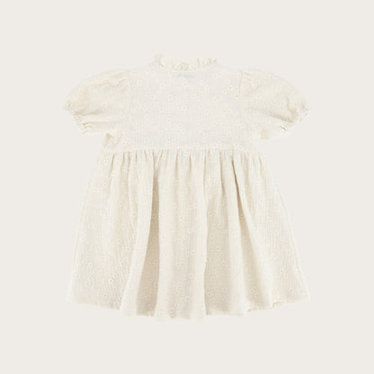 DRESS VAYANA FLOWERS ECRU