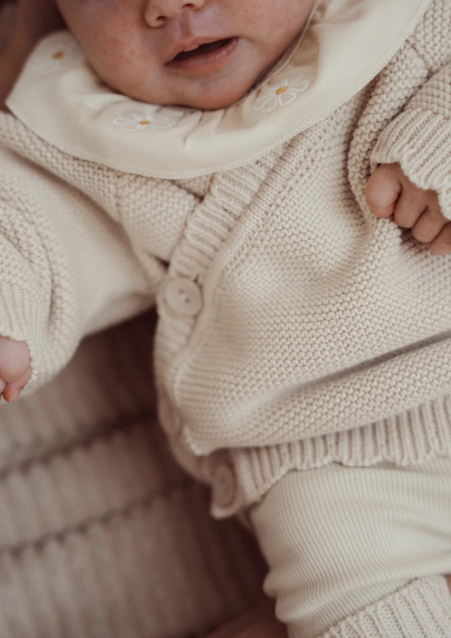 Beau knitted cardigan | Beach