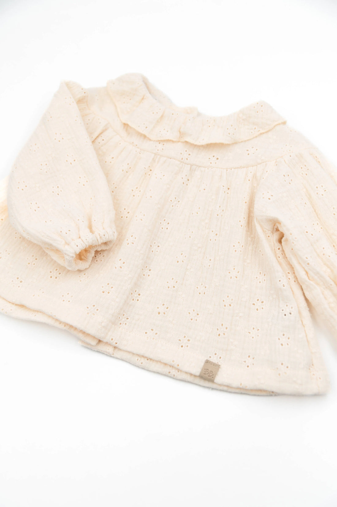 Baby blouse con colletto ampia - WARM WHITE