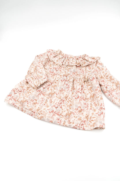 Jurk met volant - autumn forest