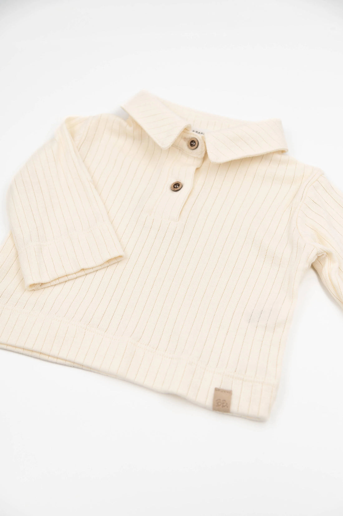 Polo maniche lunghe - WARM WHITE