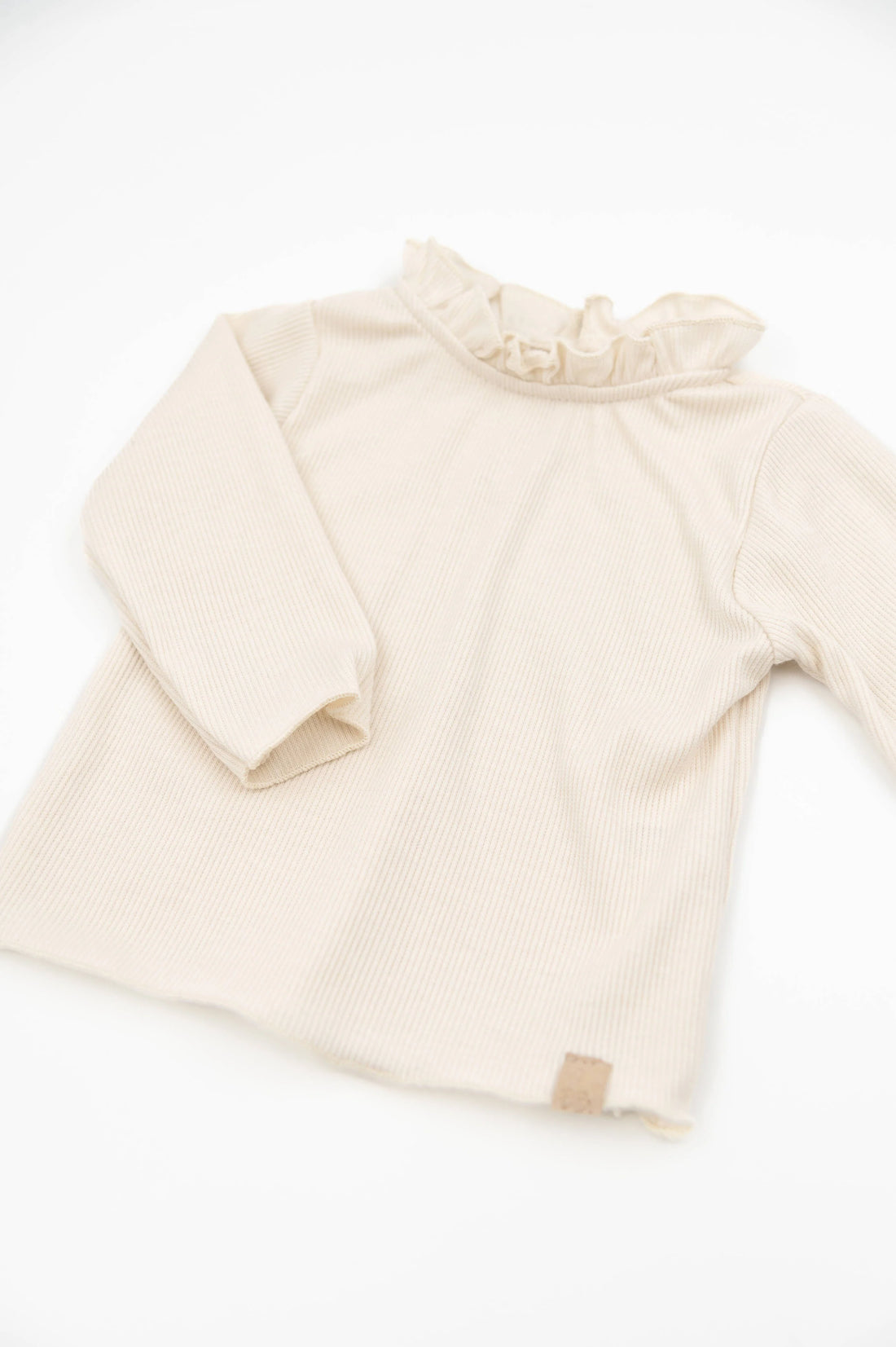 Shirt con colletto volant - WARM WHITE