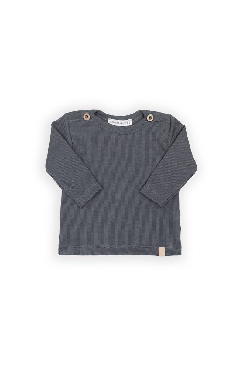 Shirt met schouderopening - MIDNIGHT BLUE