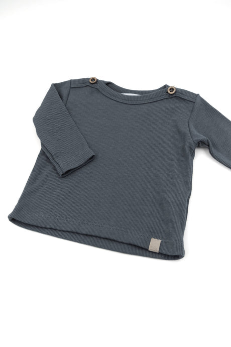 Shirt met schouderopening - MIDNIGHT BLUE