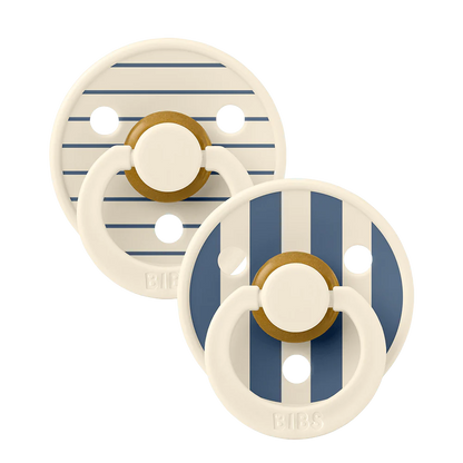 STUDIO Colour 2 Pack Pin - Ivory Steel Blue Mix Size 1