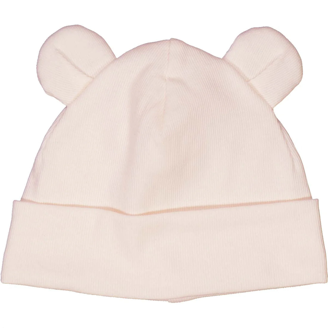 RIB bear hat with ears - roze