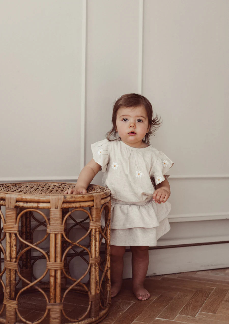 Two you label - Micky linen blouse/ Beach flower